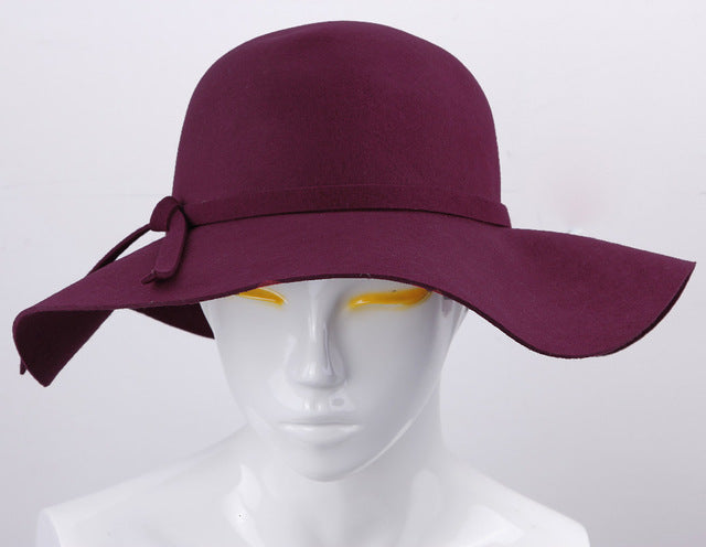 Pure Cashmere Elegant Felt Hat