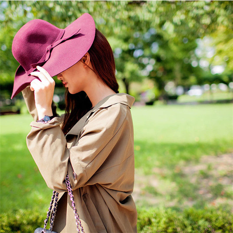 Pure Cashmere Elegant Felt Hat
