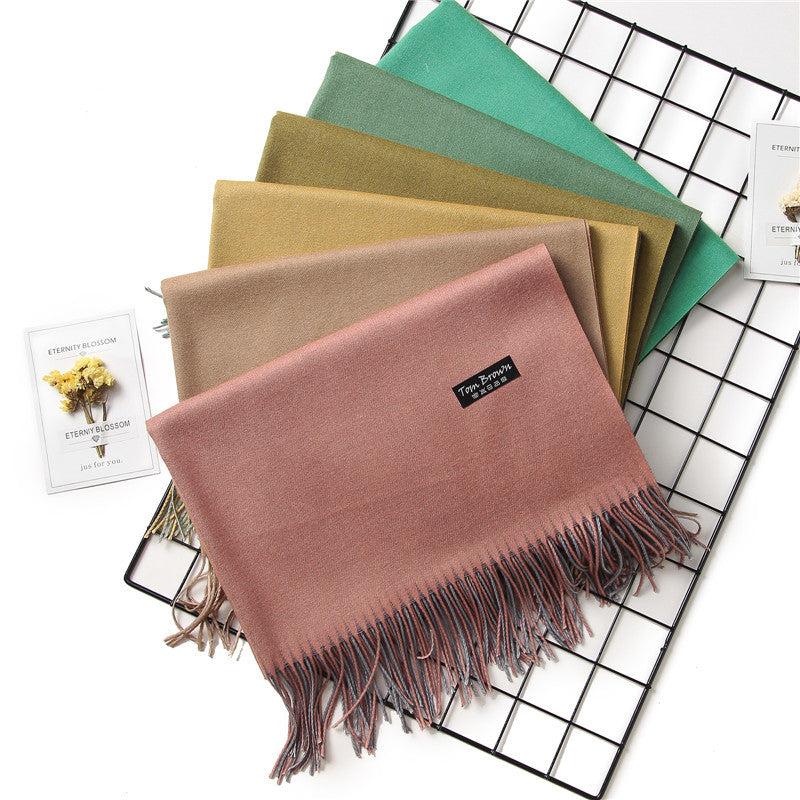 Double-Side Soft Cashmere Scarf