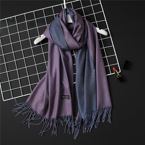 Double-Side Soft Cashmere Scarf