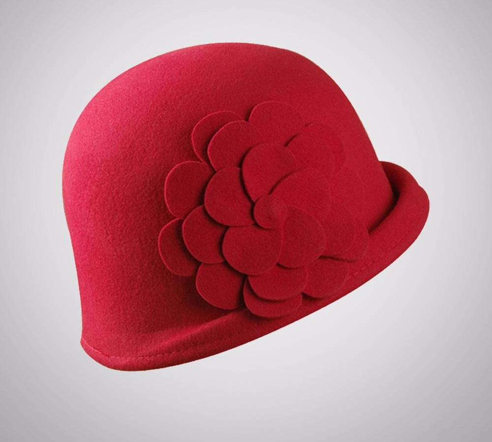 Vintage Floral Fashion Hat