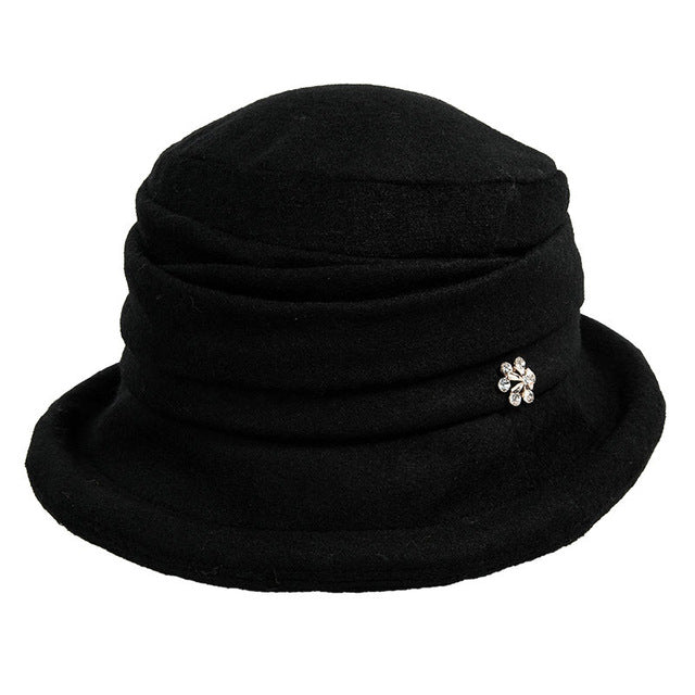 Wool Bowler Fashion Fedora