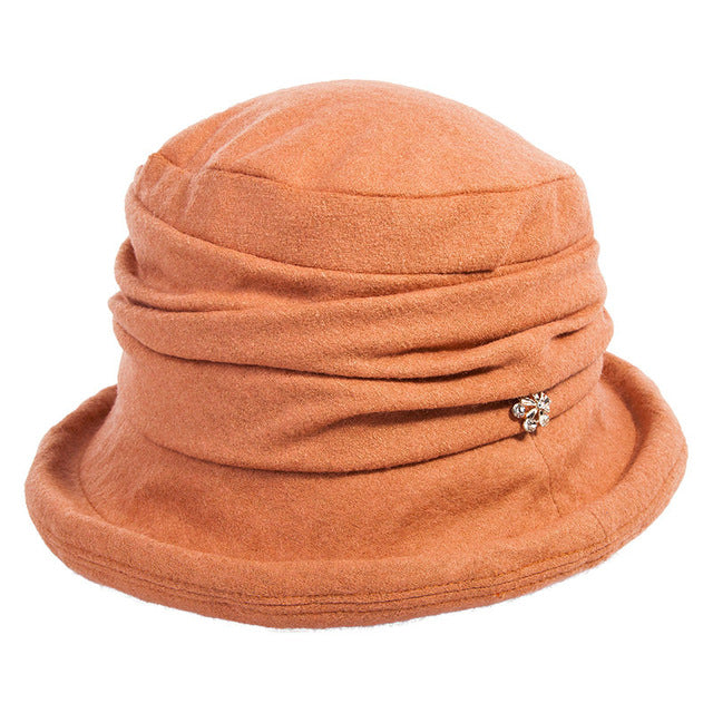 Wool Bowler Fashion Fedora