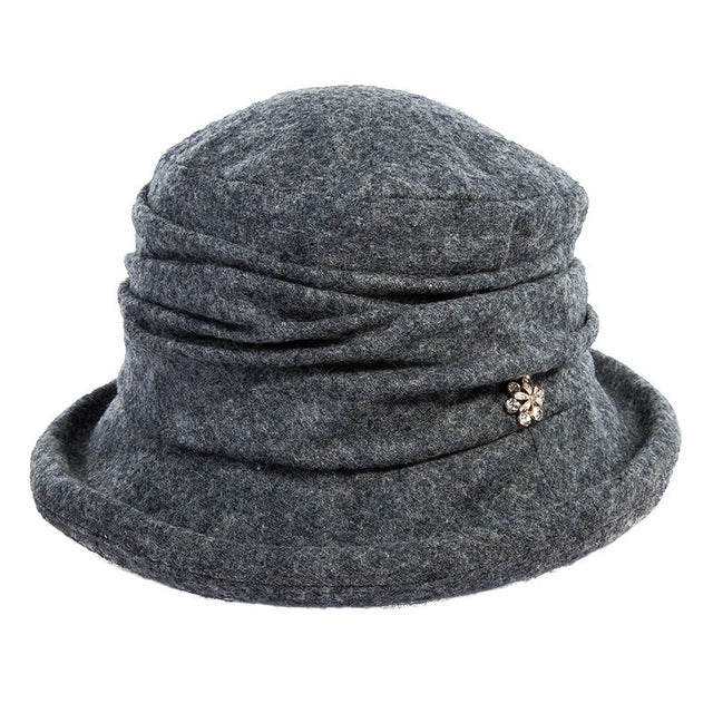 Wool Bowler Fashion Fedora