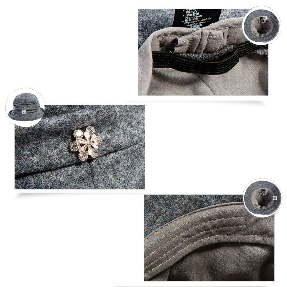 Wool Bowler Fashion Fedora