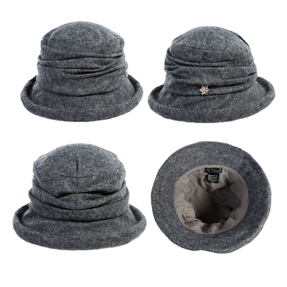 Wool Bowler Fashion Fedora