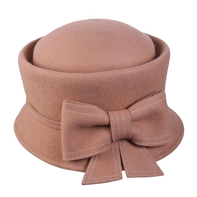 Wool Cloche Fedora