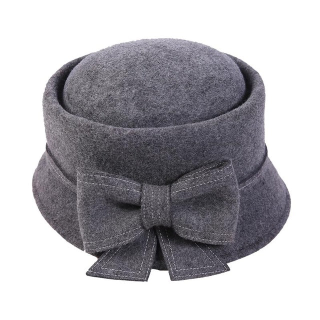 Wool Cloche Fedora
