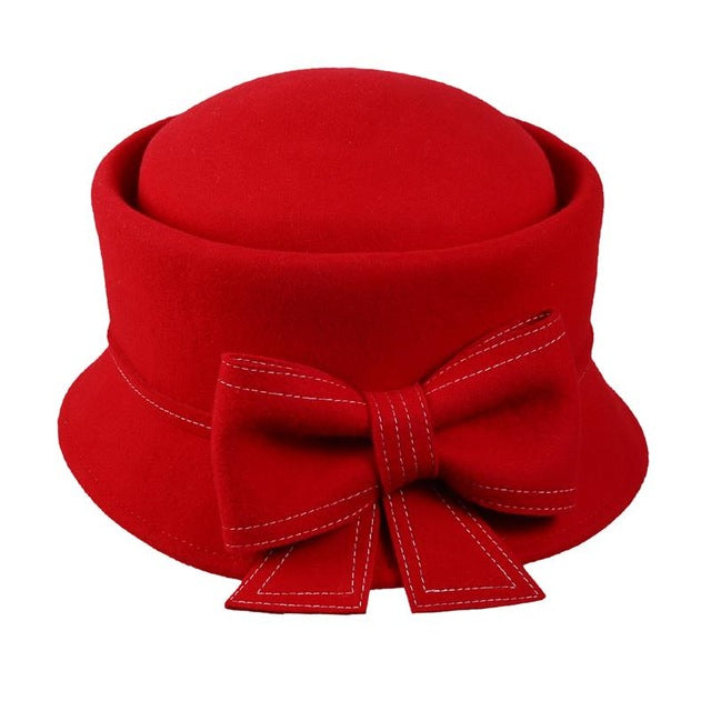 Wool Cloche Fedora