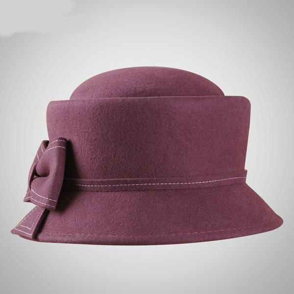 Wool Cloche Fedora