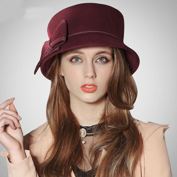 Wool Cloche Fedora