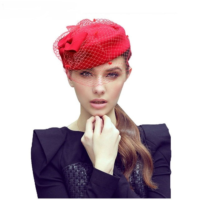 Vintage Style Wool Hat