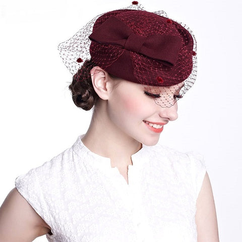 Vintage Style Wool Hat