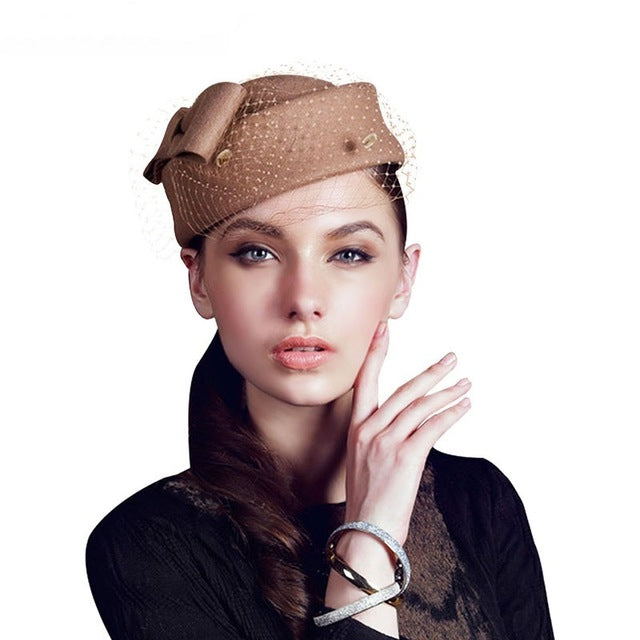 Vintage Style Wool Hat
