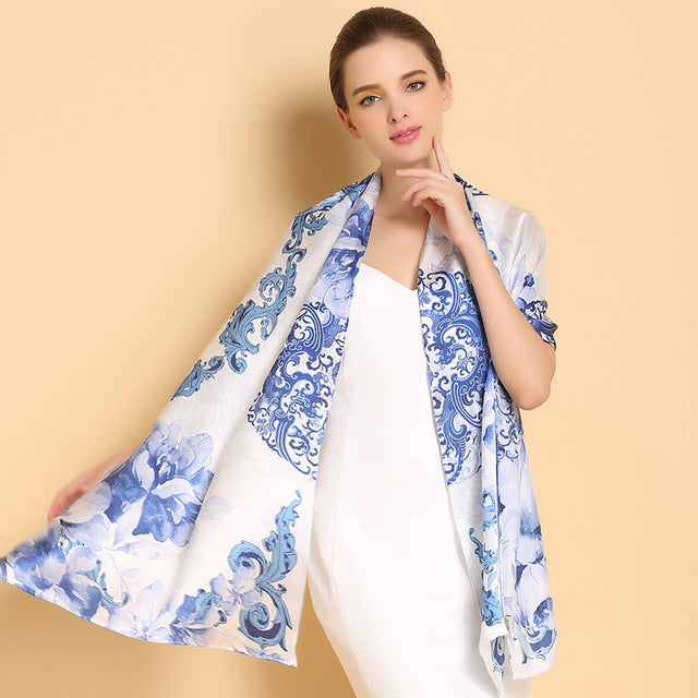 Women Silk Seasonal Scarf