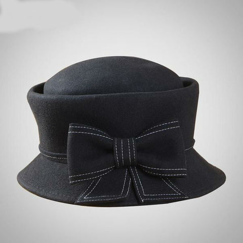 Wool Cloche Fedora