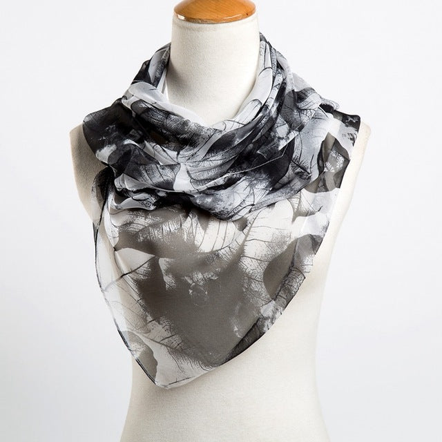 Leaves Silk Scarf