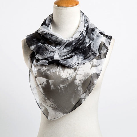 Leaves Silk Scarf