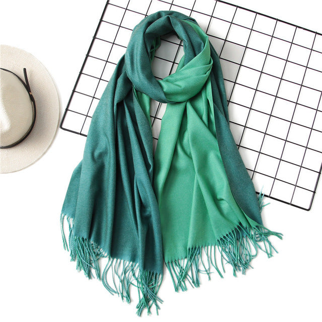 Double-Side Soft Cashmere Scarf