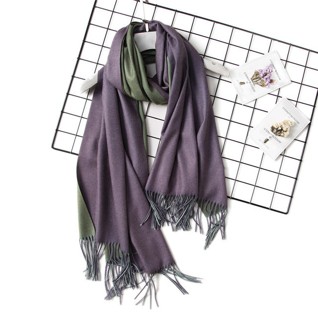 Double-Side Soft Cashmere Scarf