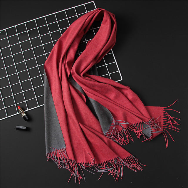 Double-Side Soft Cashmere Scarf