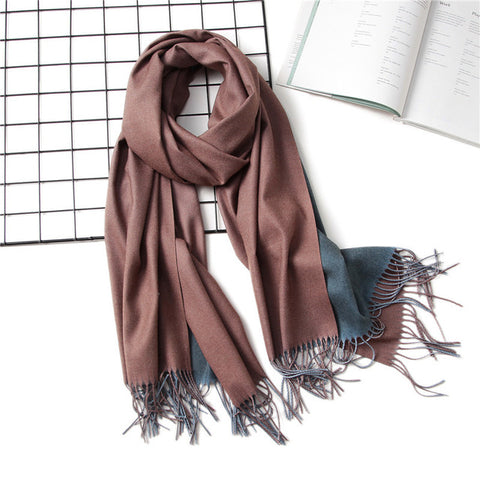 Double-Side Soft Cashmere Scarf