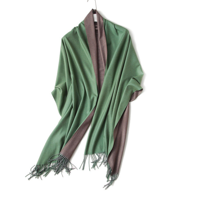 Double-Side Soft Cashmere Scarf
