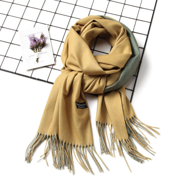 Double-Side Soft Cashmere Scarf