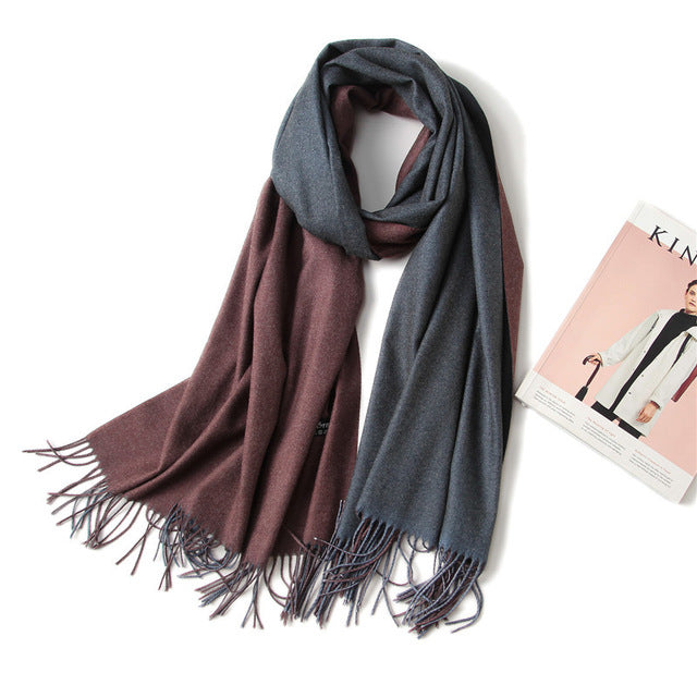 Double-Side Soft Cashmere Scarf